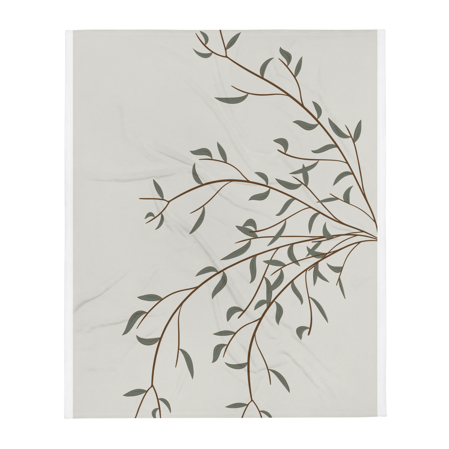 Printed Plush Throw Blanket